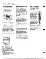 Preview for 12 page of GE TFX22P Use And Care Manual