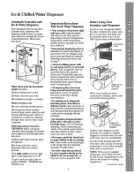 Preview for 5 page of GE TFX22R Use And Care Manual