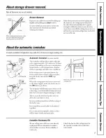 Preview for 9 page of GE TFX22ZPBEAA Owner'S Manual