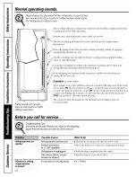 Preview for 18 page of GE TFX22ZPBEAA Owner'S Manual