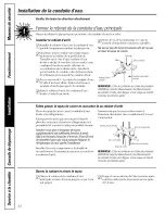 Preview for 42 page of GE TFX22ZPBEAA Owner'S Manual