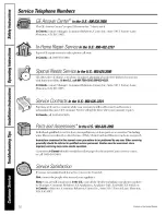 Preview for 76 page of GE TFX22ZPBEAA Owner'S Manual