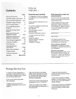 Preview for 2 page of GE TFX24E Use And Care Manual