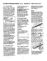 Предварительный просмотр 4 страницы GE TFX24F Use And Care Manual