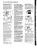 Предварительный просмотр 11 страницы GE TFX24F Use And Care Manual