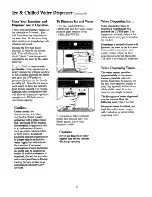 Предварительный просмотр 12 страницы GE TFX24F Use And Care Manual