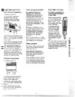 Preview for 13 page of GE TFX24P Use And Care Manual