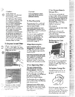 Preview for 7 page of GE TFX24S User And Care