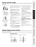 Preview for 9 page of GE TFX25PRY Owner'S Manual