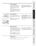 Preview for 15 page of GE TFX25PRY Owner'S Manual