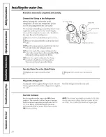 Preview for 20 page of GE TFX25PRYDBB Owner'S Manual