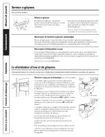 Preview for 42 page of GE TFX25PRYDBB Owner'S Manual