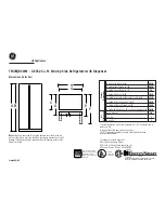 Preview for 1 page of GE TFX25QRCAA Dimension Manual