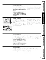 Предварительный просмотр 15 страницы GE TFX26PPDAWW Owner'S Manual