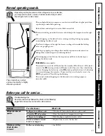 Предварительный просмотр 21 страницы GE TFX26PPDAWW Owner'S Manual