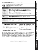 Предварительный просмотр 25 страницы GE TFX26PPDAWW Owner'S Manual