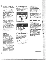 Preview for 11 page of GE TFX27E Use And Care Manual