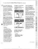 Preview for 11 page of GE TFX27EM Use And Care Manual