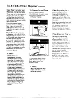 Preview for 12 page of GE TFX27F Use And Care Manual