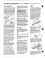 Preview for 4 page of GE TFX27I Use And Care Manual