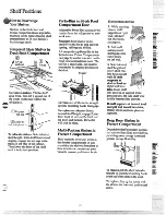 Preview for 13 page of GE TFX27I Use And Care Manual