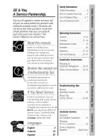 Preview for 3 page of GE TFX27PFX Owner'S Manual