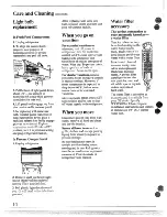 Preview for 14 page of GE TFX27RM Use & Care Manual