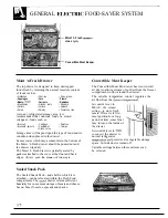 Предварительный просмотр 12 страницы GE TFXA27f Use And Care Manual