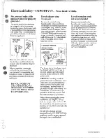 Предварительный просмотр 3 страницы GE Thinline AJ508 Use And Care Manual