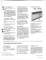 Preview for 5 page of GE Thinline AJ508 Use And Care Manual