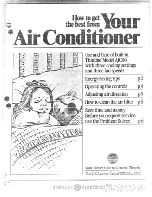 GE Thinline AJC06 Use And Care Manual preview