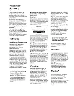 Preview for 6 page of GE TI-4 Use And Care Manual