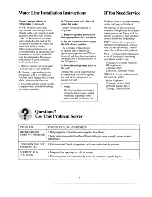 Preview for 8 page of GE TI-4 Use And Care Manual