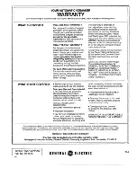 Preview for 12 page of GE TI-4 Use And Care Manual