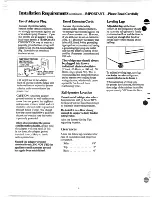 Preview for 4 page of GE TIM712 User And Care