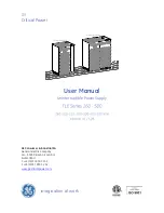 GE TLE 160 User Manual preview