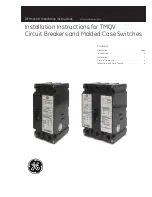 GE TMQV Installation Instructions Manual preview