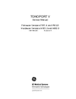 GE TONOPORT V Service Manual preview