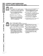 Preview for 34 page of GE TOP-FREEZER 16 Owner'S Manual And Installation Instructions