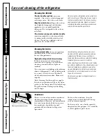 Preview for 12 page of GE TOP-FREEZER 16 Owner'S Manual & Installation Instructions