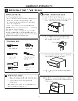 Preview for 13 page of GE TOP-FREEZER 17 Owner'S Manual And Installation Instructions