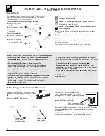 Preview for 4 page of GE TPG21PRDABB Use And Care Manual