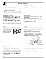 Preview for 10 page of GE TPG21PRDABB Use And Care Manual