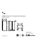 GE TPX24BIDBB Dimensions preview