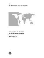 GE TransPort PT878GC User Manual предпросмотр