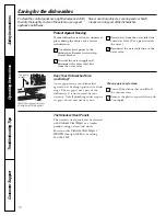 Preview for 10 page of GE Triton XL EDW4000 Owner'S Manual