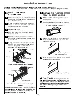 Предварительный просмотр 13 страницы GE Trivection JT930 Installation Instructions Manual