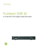 GE TruVision DVR 10 Faq preview