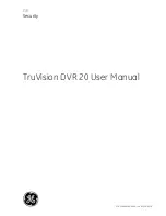 GE TruVision DVR 20 User Manual preview