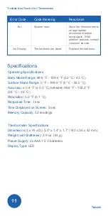 Preview for 14 page of GE Truvitals TM2000 User Manual